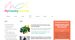 Desktop Screenshot of mycountryacre.com
